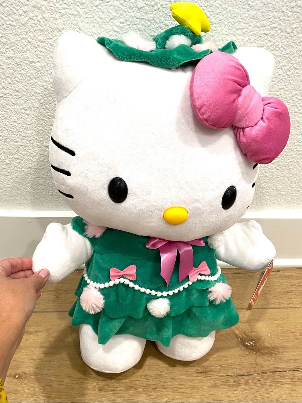 Hello Kitty 24” Christmas Tree Holiday Greeter Plush Sanrio Gemmy 2024 NWT